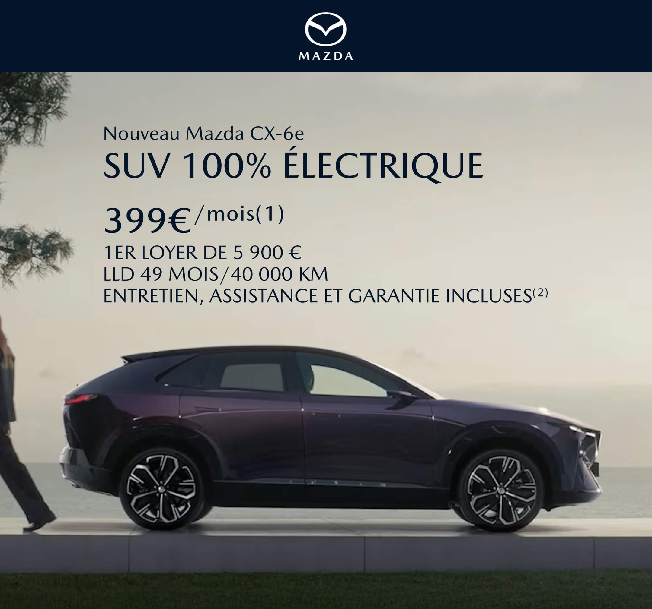 Nouveau Mazda CX-6e, à 399€ par mois